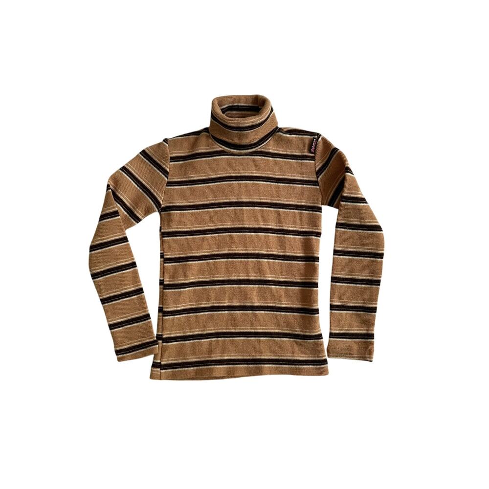 Vintage Boy's Striped Turtleneck